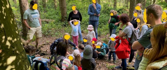 Natur- und Waldführung für Familien der Kita-Sonnenblume